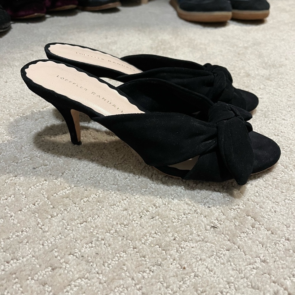 Loeffler Randall knotted kitten heel Size 7